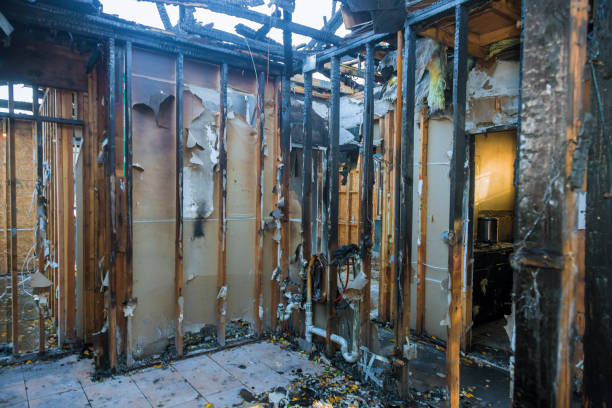 Professional Emergency Fire Cleanup technician working in Columbia, MD
